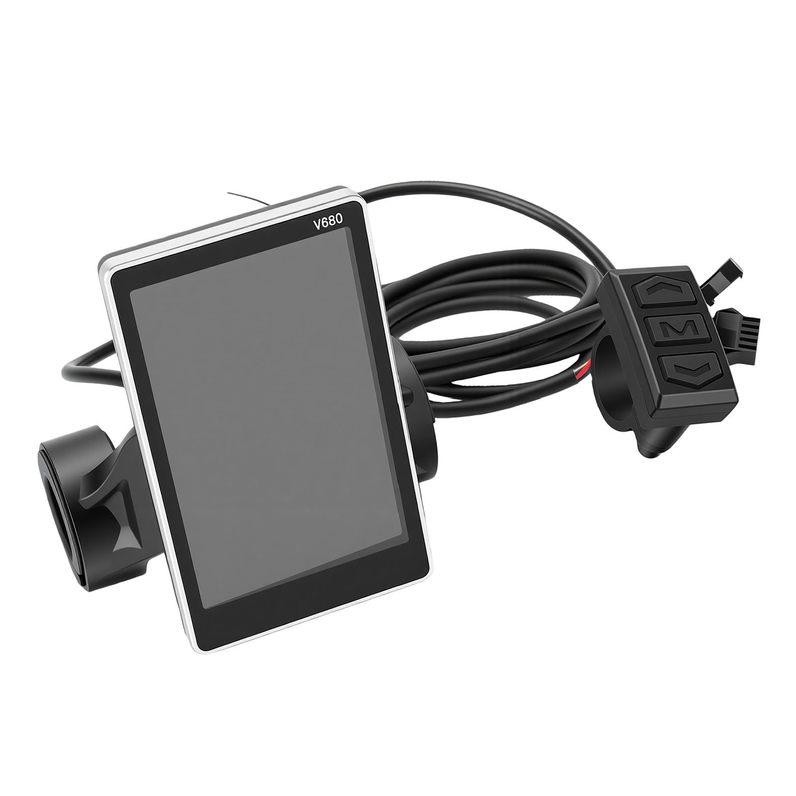 Ebikes Display Misuratore LCD ABS con UART 9600 Schermo per Bici Elettrica Tensione della Batteria Velocità Chilometraggio Display Corrente per Scooteristi Pendolarismo e Sostituzione