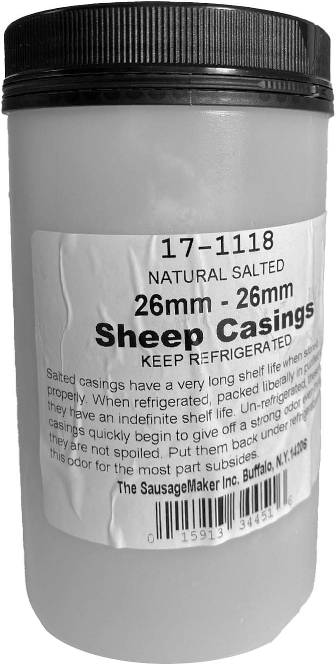 Natural Sheep Casings - The Sausage Maker (26-28mm)