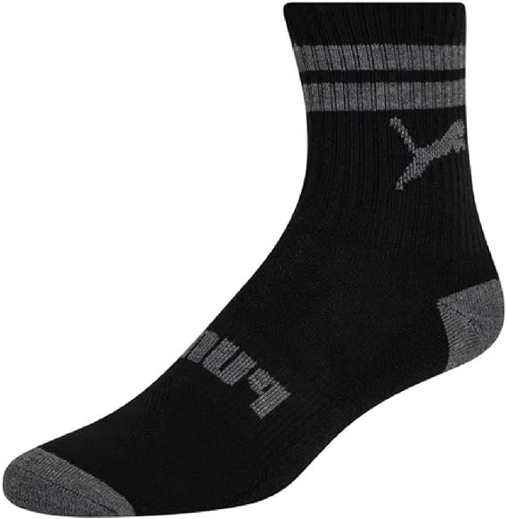 Puma Boys Low Crew Socks, 10 pairs, Youth Size 4-9.5