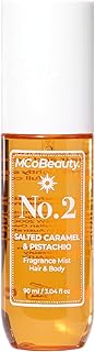 MCoBeauty - Fragrance Mist No.2 – Light Body Mist and Hair Perfume with Pistachio, Sandalwood, Caramel and Vanilla - Gifts for Women, Feminine Spray, Self Care Gifts for Women - 90ml Bottle