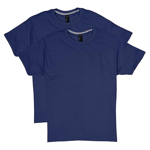 Hanes Pacote de camisetas X-Temp Performance, camisetas masculinas com absorção de umidade de mistura de algodão, pacote com 2