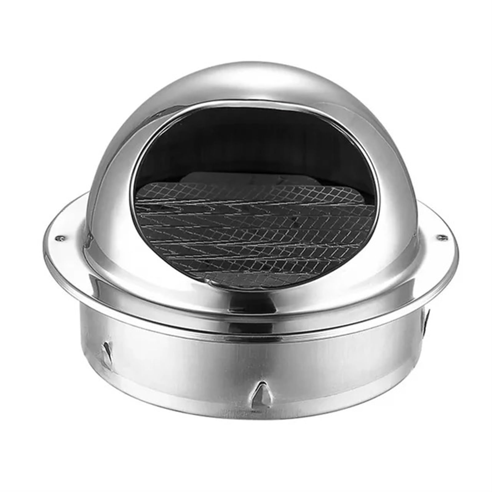 Fdbtyjn 200Mm Vent Cover Vent Cover 75Mm- Stainless-Steel Wall Ceiling Air-Vent Ducting Ventilation Exhaust Grille Cover Outlet Heating Cooling Vents-Cap(200Mm)