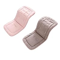 Vista 35 de Cojín de Cochecito de Bebé, Colchoneta Universal Transpirable para Cochecito, Cojín de Cochecito para Cochecitos 100% Algodón, 34x78cm, 1 Paquete