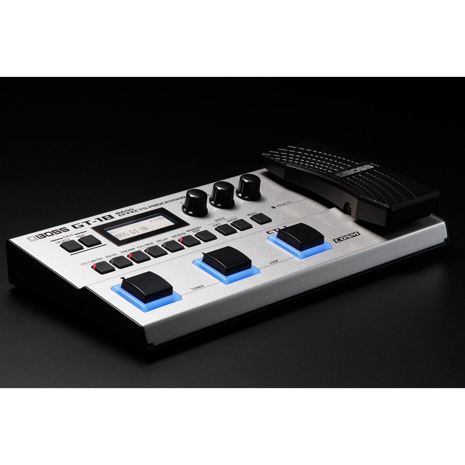 Boss GT-1B mobiles Multi-Effektgerät für Bass + keepdrum Netzteil