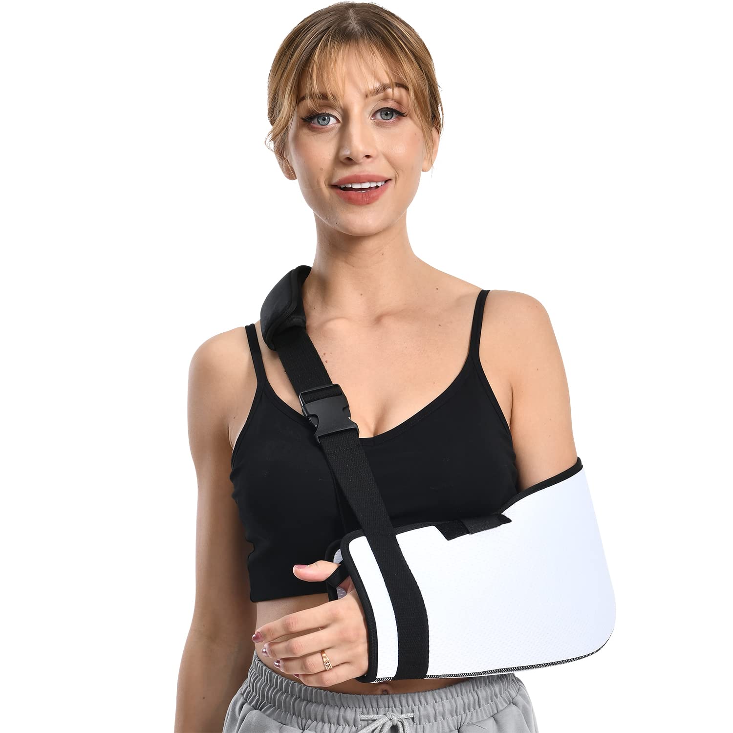Ledhlth Soft Foam Arm Sling for Shoulder Men Women Arm