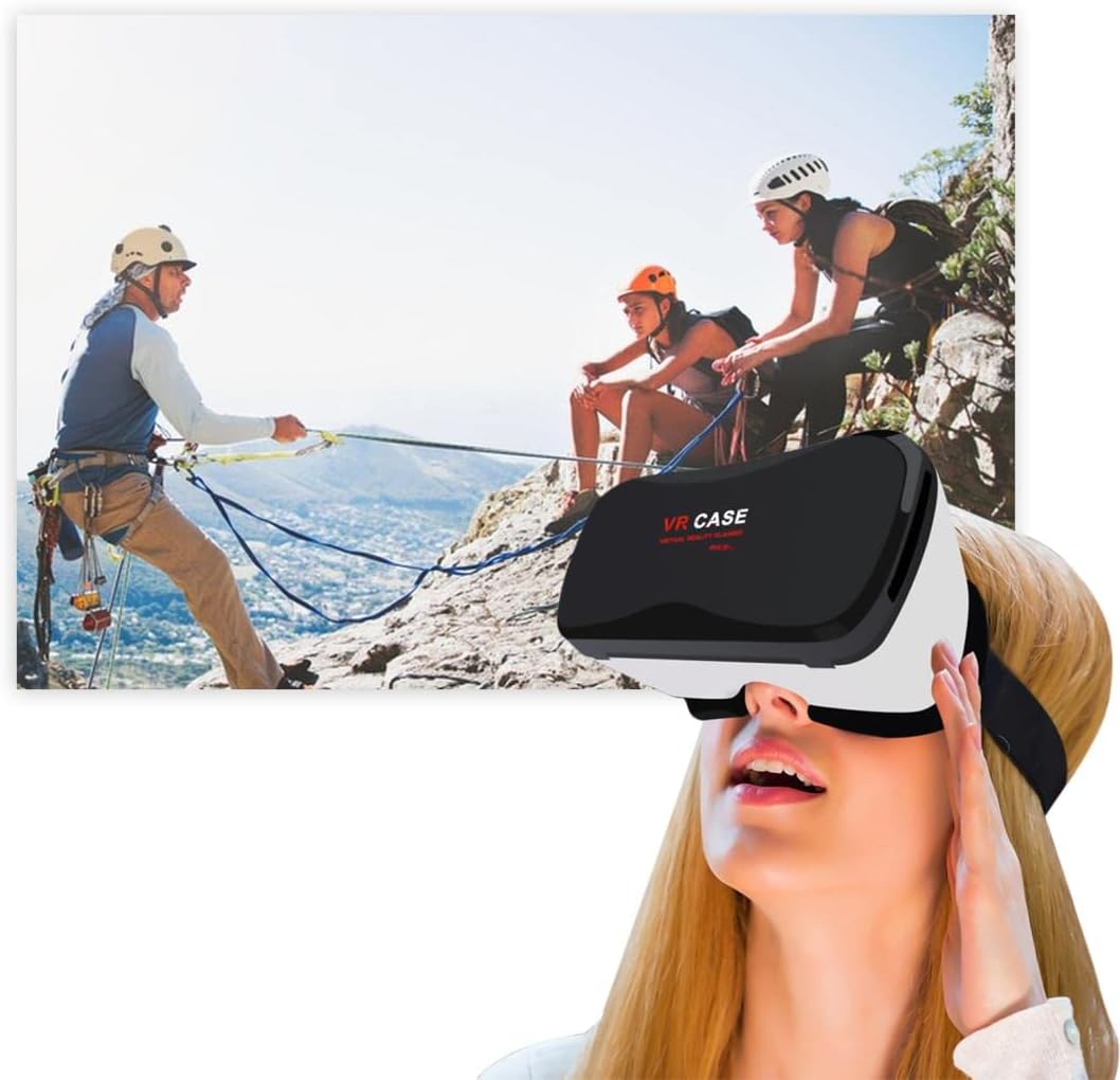 ⚡ [ PREMIUM ] 3D Virtual Reality Headset For Samsung, iPhone, Android & Windows SmartPhone – Compatible with Google Cardboard VR Games & Apps - Perfect VR Goggles / Glasses for Gaming and 3D Videos