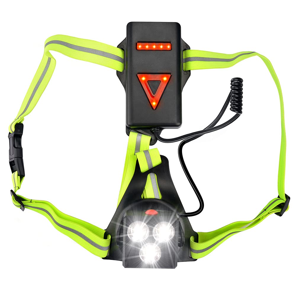 4R Light Running High Viz Led Chest 500 Lumens, 360° Reflective Band