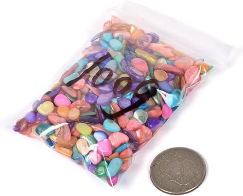 Vista 82 de Justinstones Chips pulidos de hematita triturada piedra rodada adornos curativos de cristal 3.53 oz