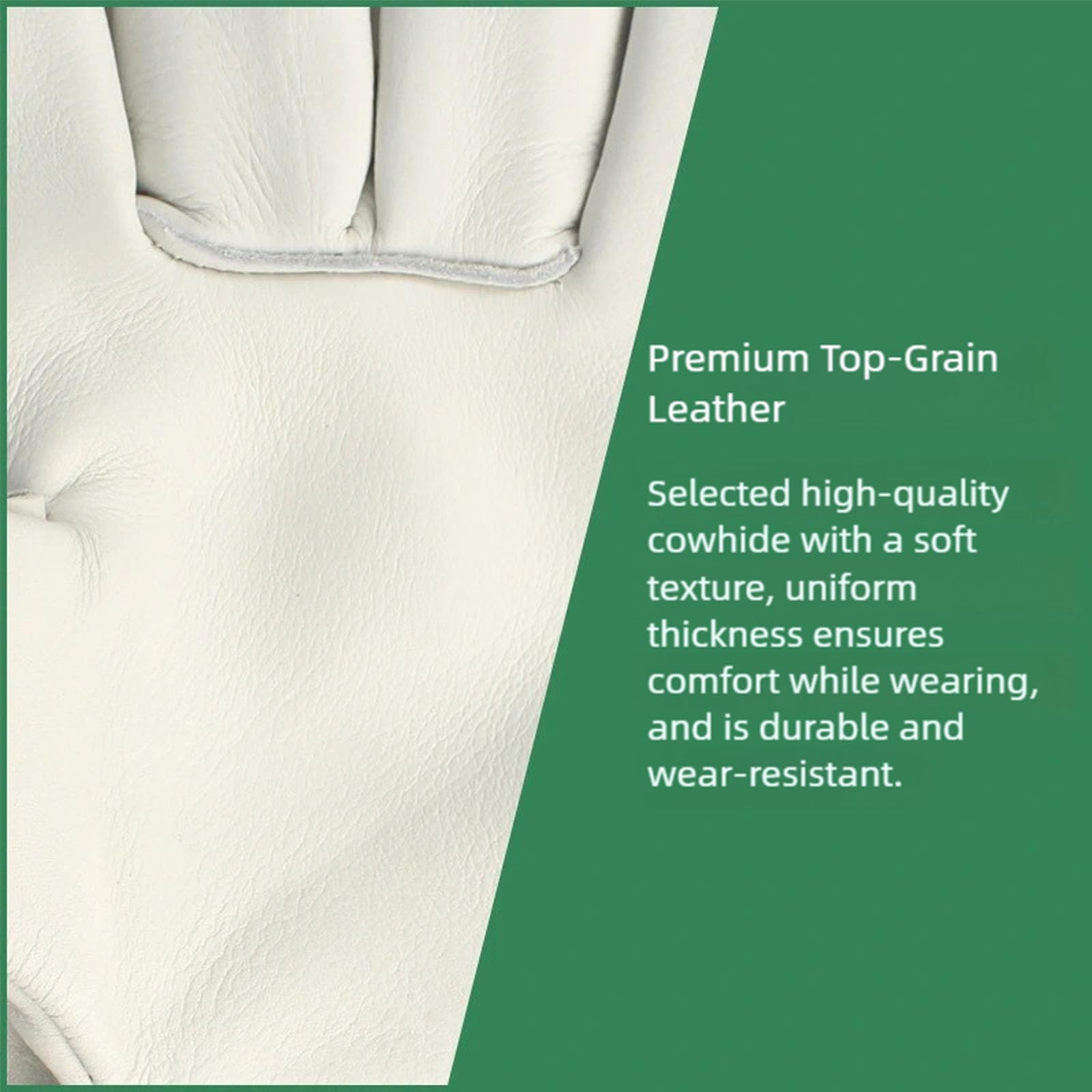Guantes criogénicos de cuero con agarre antideslizante, guantes resistentes a líquidos para defensa contra el frío extremo hasta 260 °C, guantes de cuero que no congelan.