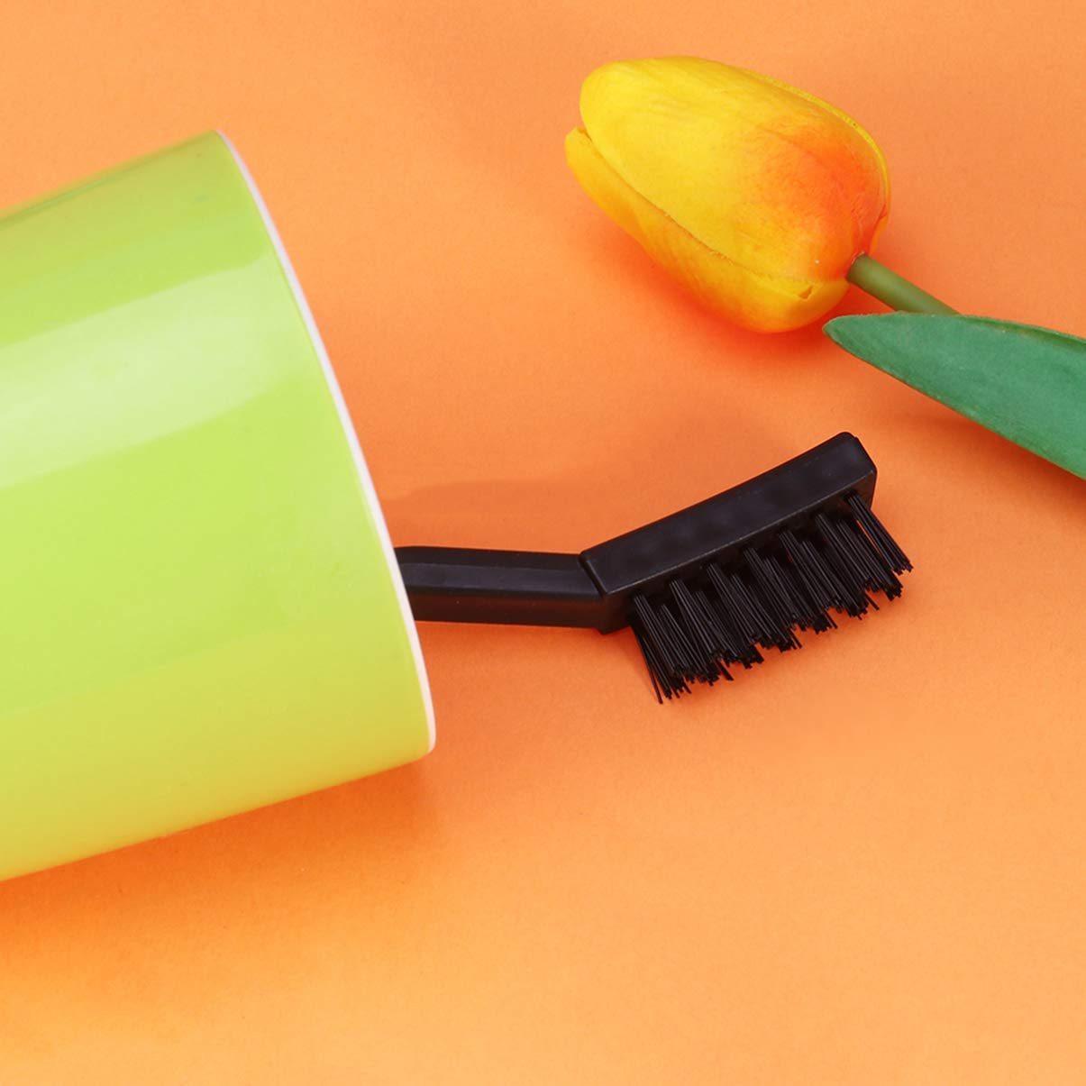 FUNOMOCYA Professional 7-inch Anti Static Brush 3 Rows Bristle for Circuit Board Comfortable Nonslip Grip