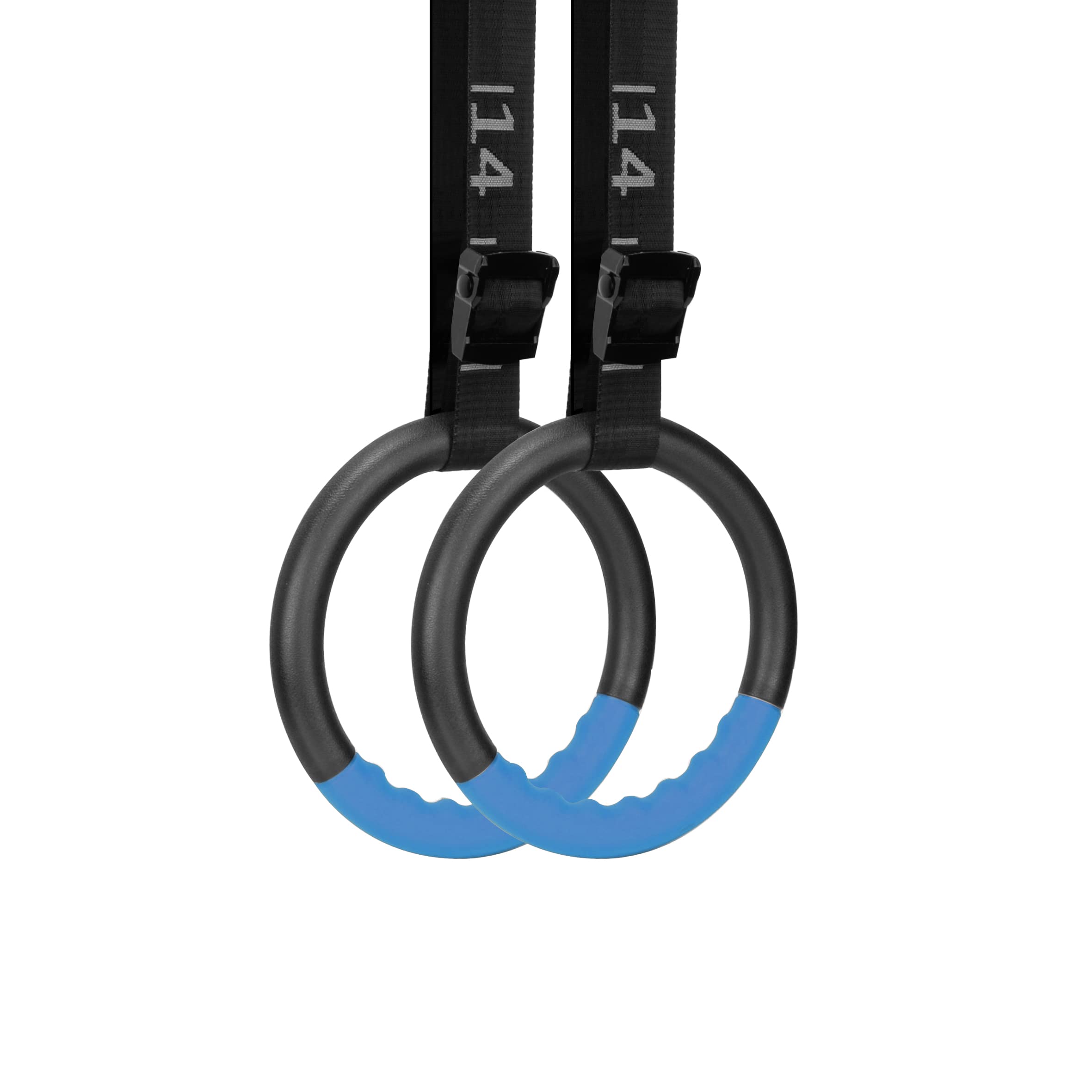 BOOSTEADY Turnringe Set – Gymnastikringe mit 4,6m verstellbarem Nylonband, rutschfeste ABS Klimmzug Trainingsringe für Indoor & Outdoor (bis 1200 lbs) | Fitnessringe für Kinder Erwachsene