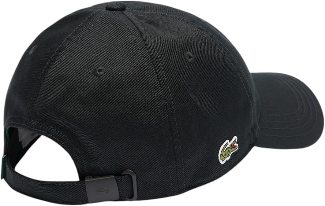 Lacoste Unisex-Adult Organic Side Logo Cotton Twill Cap - Image 3