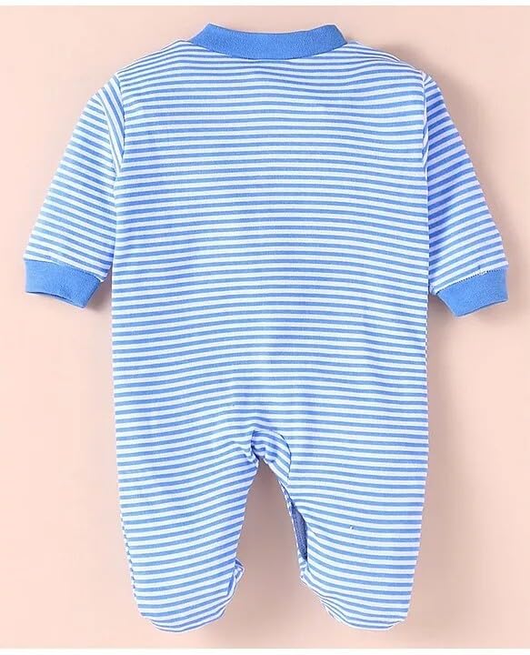 Image of New Born Baby 100% Cotton Rompers for Sleepsuits Jumpsuit Night Suits for Baby Boys & Girls |Onesies| Infant Clothes Pack of 3