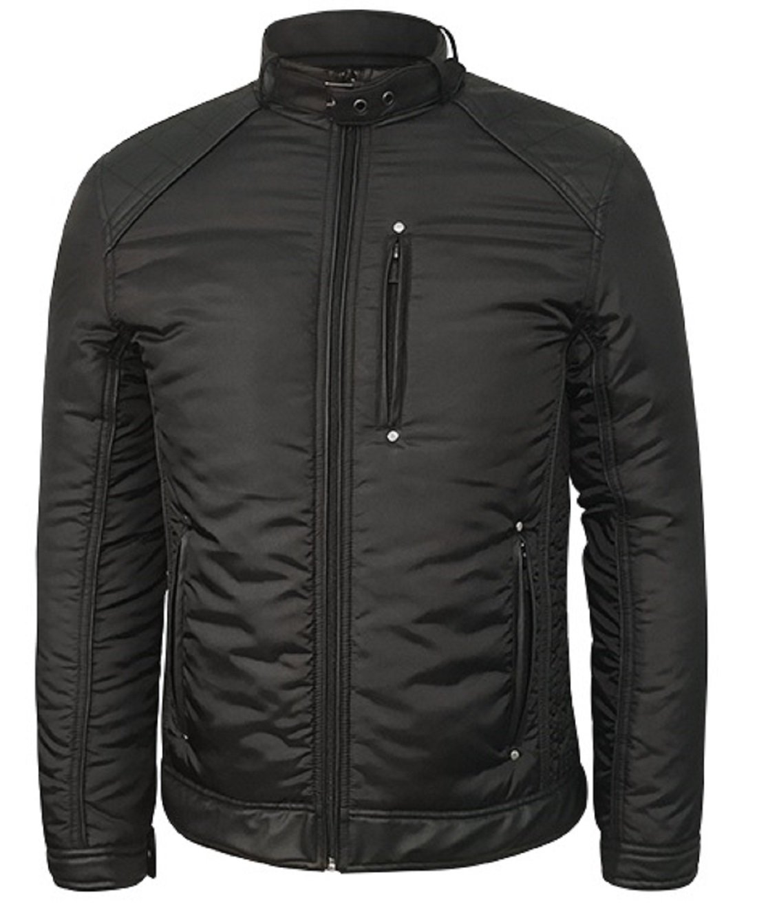 Repair Quilted Fashion Jacket For Men, Men Clothing Jacket Biker Style (7294)