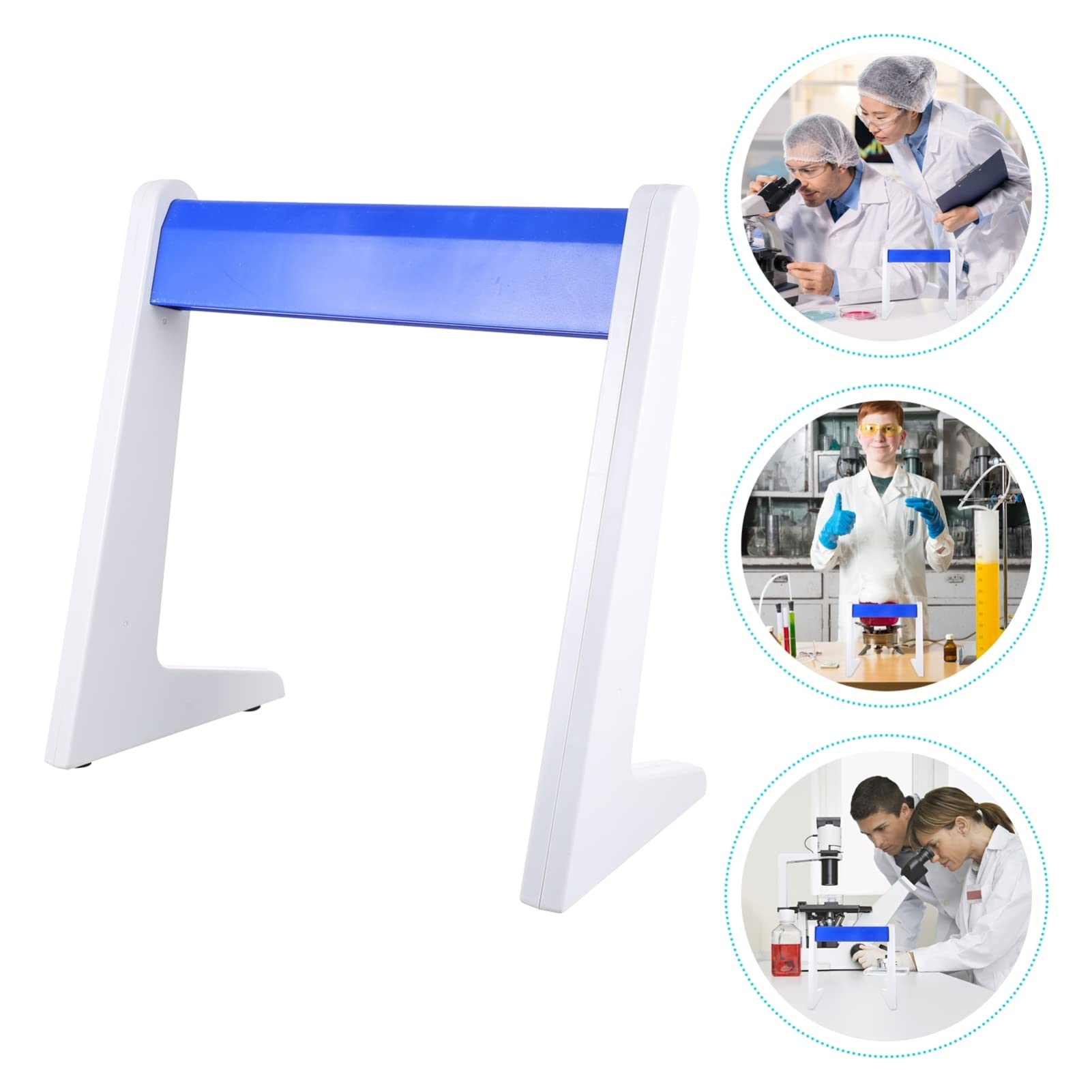 Soporte para pipetas – Práctico soporte en forma de L para micropipetas – Accesorios de laboratorio blancos duraderos – Práctico y útil – 2 piezas para experimentos en casa o escuela