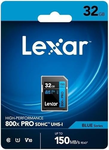 Lexar Professional 800x 32 GB SD Memory Cards
