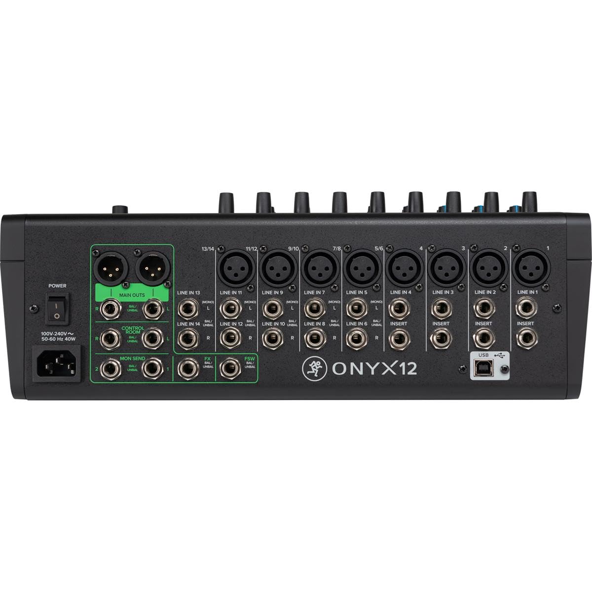 Mackie Onyx12 USB I/O内蔵 プレミアムアナログミキサー動作品 Amazon.com: Mackie Onyx Series, 12-Channel Premium Analog