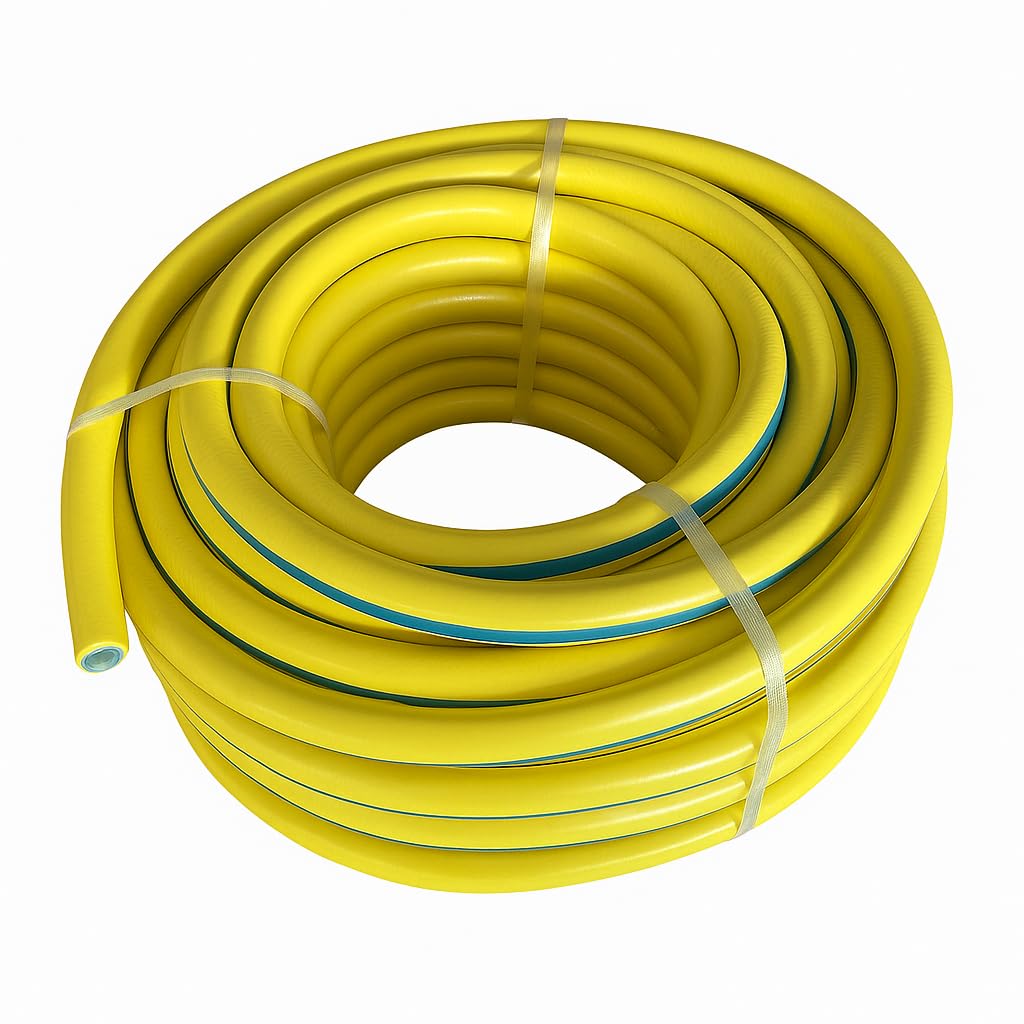 Tubo per Irrigazione Giardino 6 Strati (3/4"x 50 Metri) – Flessibile, Resistente, Ideale per Giardinaggio e Irrigazione, Adatto per Uso Esterno, Lemag srl