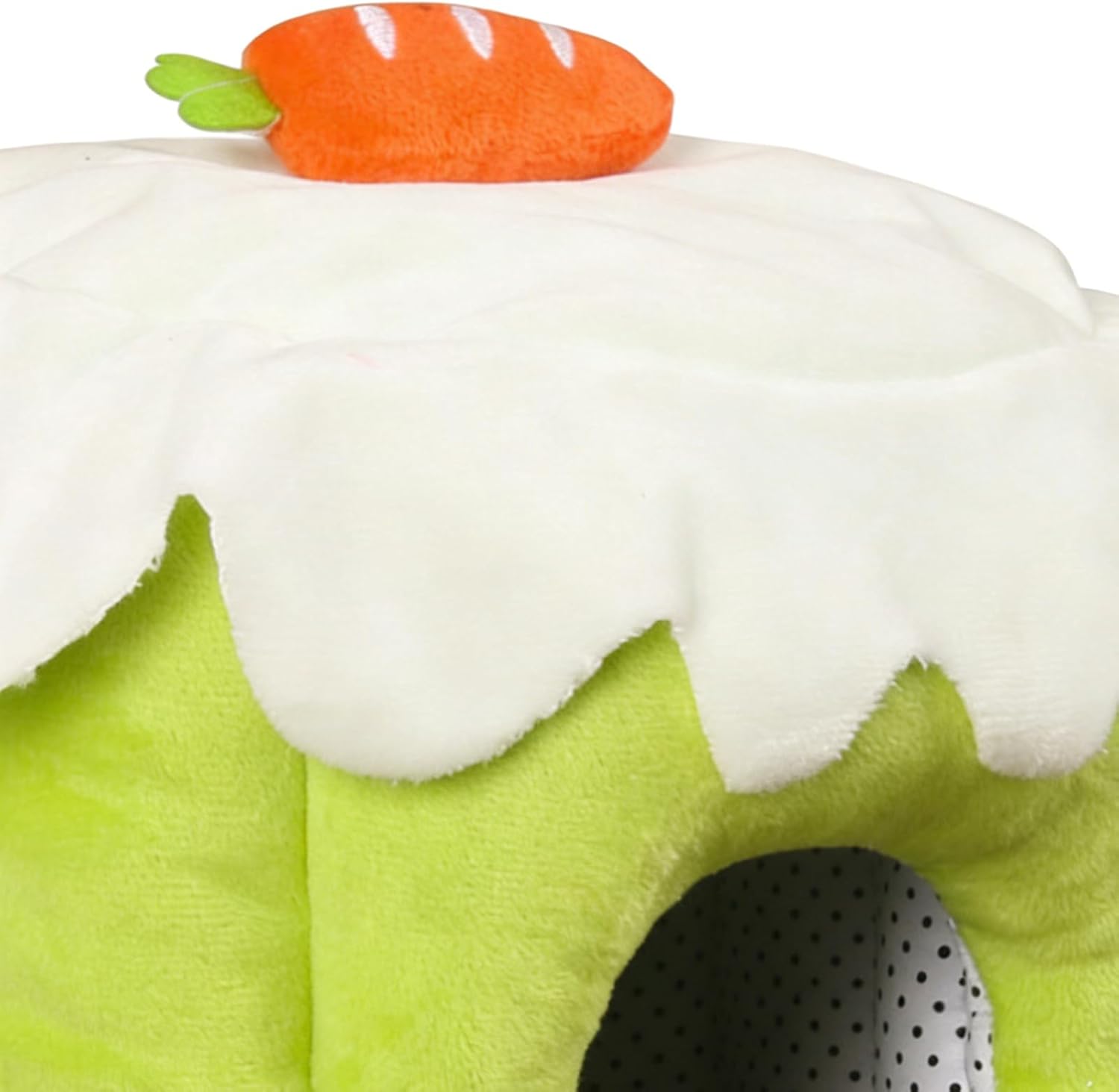 Hamster Bed - Hangable Bottomless Nest Cake Shape - Chinchilla House - for Hamster Chinchilla Ferret Gerbil Sugar Glider Small Animal Winter Sleeping Playing Cage