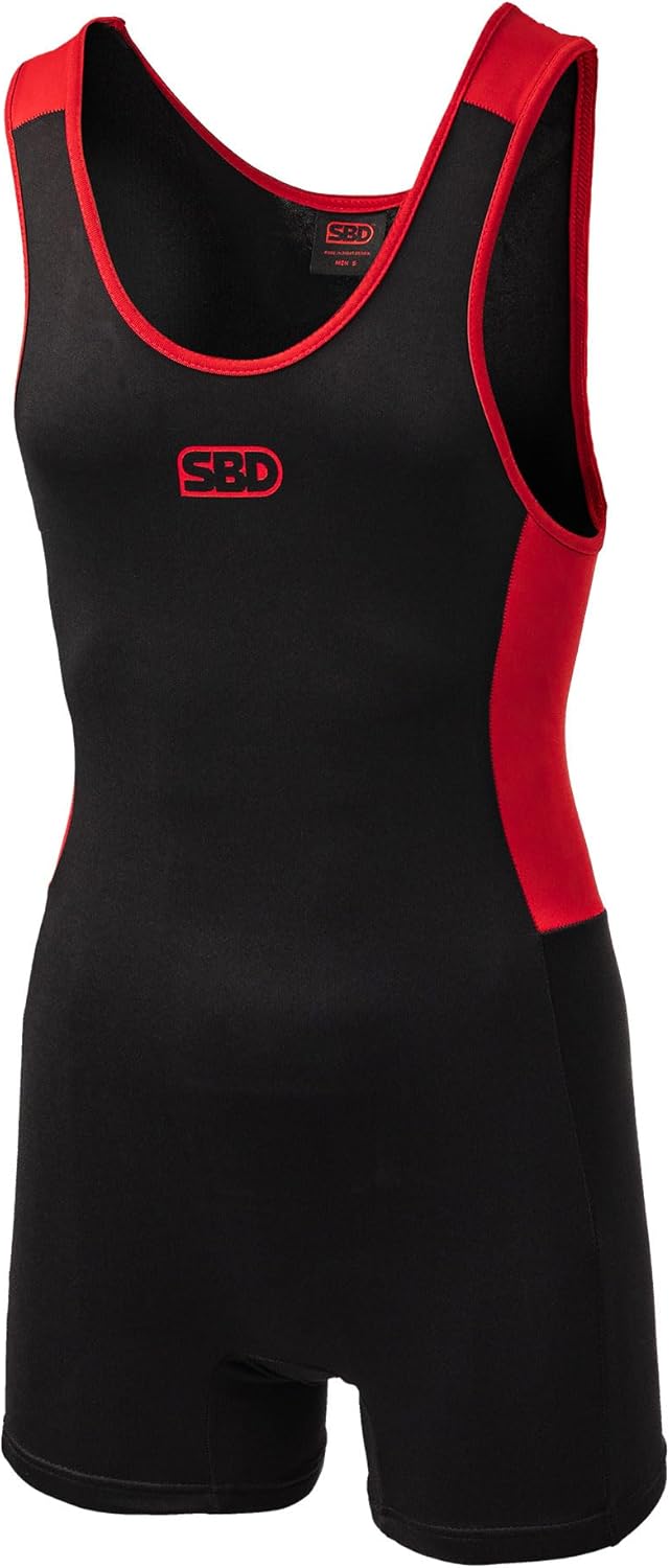 SBD Men’s Powerlifting Singlet – IPF Approved Weightlifting Singlet – Durable Compression Lifting Suit Made in Great Britain