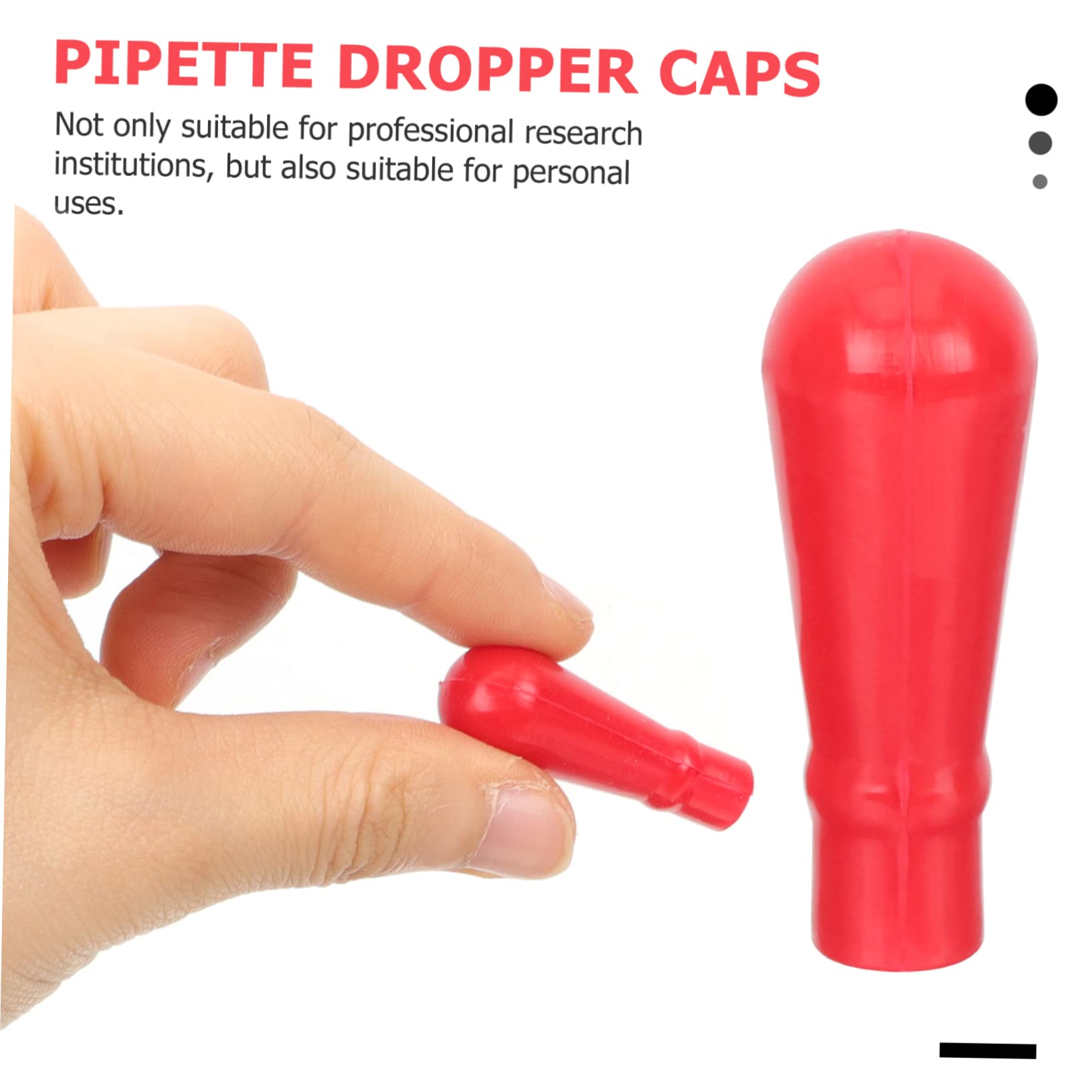 PLAFOPE 250 Pz Tappo Contagocce in Silicone Aspirazione Da Laboratorio Puntali Per Pipette Usa e Getta Gel Di Silicone Cannucce in Lampadina Addensare Palla Di Silice