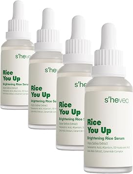 She Vec Rice You Up – Aydınlatıcı Pirinç Serum (%100 Vegan) (4 paketi)