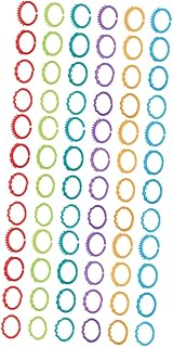 Toyvian 3 Pçs 24 Pçs Anéis De Dentição Sensorial Brinquedos De Dentição Anéis De Bebê Links Anéis De Dentição Tubo De Dentição Anel De Dentição Links Brinquedos De Carrinho De Bebê