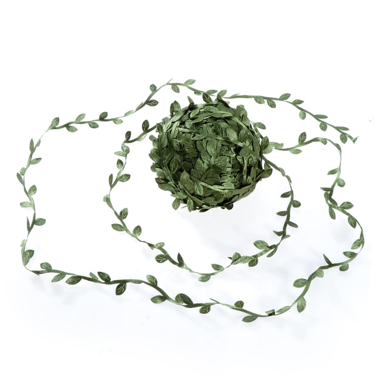 Ciieeo 3 Pezzi Di 77 M Di Lunghezza Decorazioni Artificiali Con Foglie Di Rattan Foglie Verdi Decorazione Da Parete Per Giardino