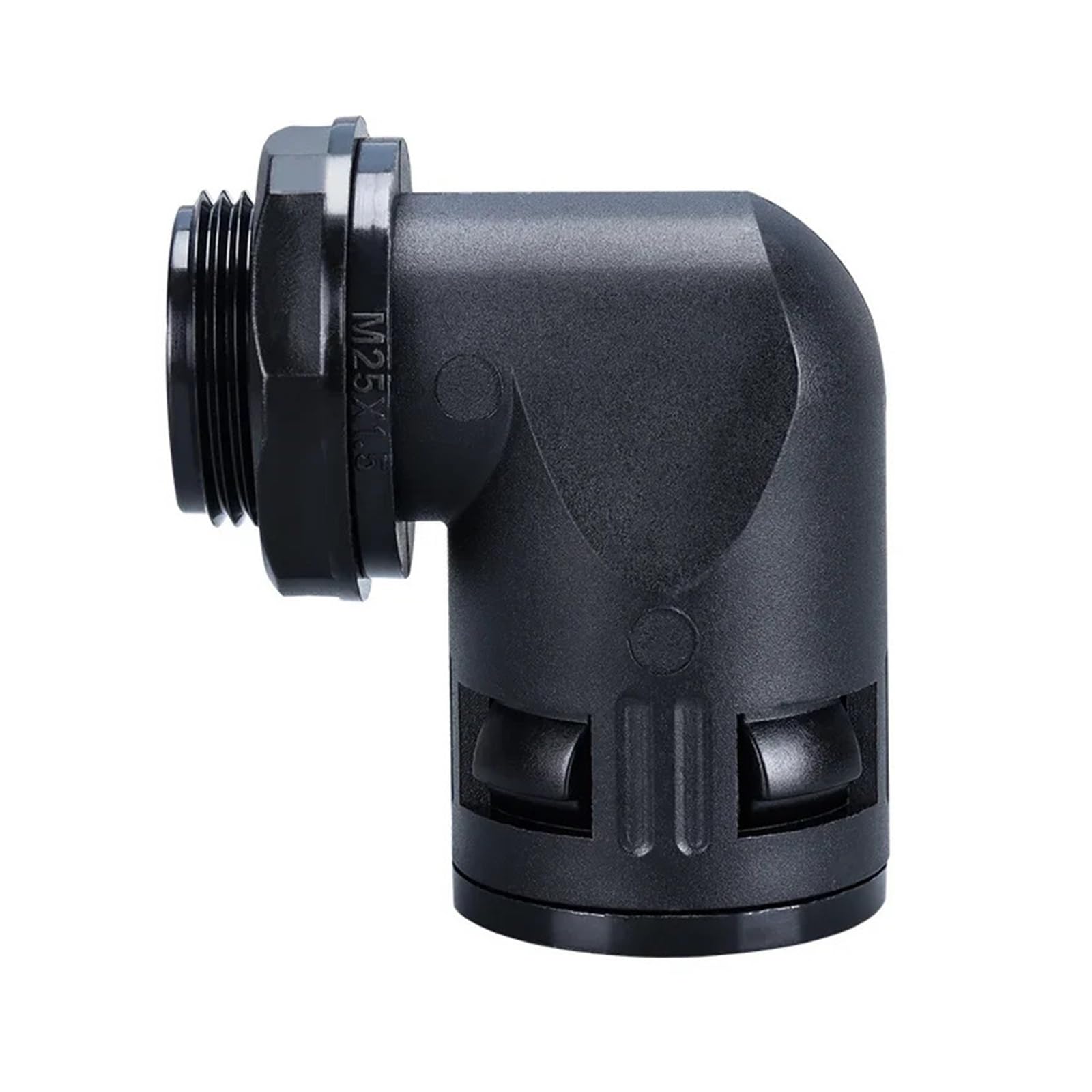 1/10 Uds L tipo PA66 junta de tubo corrugado de plástico AD10-AD54.5 Cable protector manguera de nailon y retardante de llama(AD34.5 M32,10PCS)
