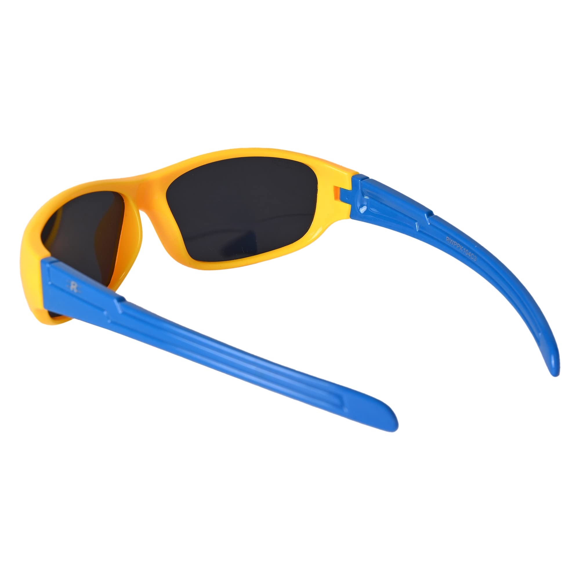 ROZIOR Unisex Child Kid'S Sports Polarization Sunglasses Yellow Frame, Yellow Lens (Small) - Pack Of 1 - Image 4 thumbnail