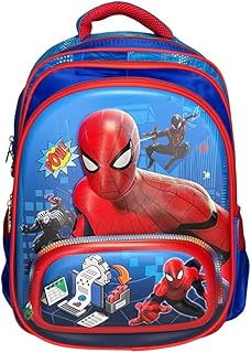 حقيبة مدرسية Momolly بريميوم كرتونية ثلاثية الأبعاد بجودة عالية – مريحة وخفيفة وخامة مقاومة للماء مثالية للبنات والأولاد من 16.5 بوصه