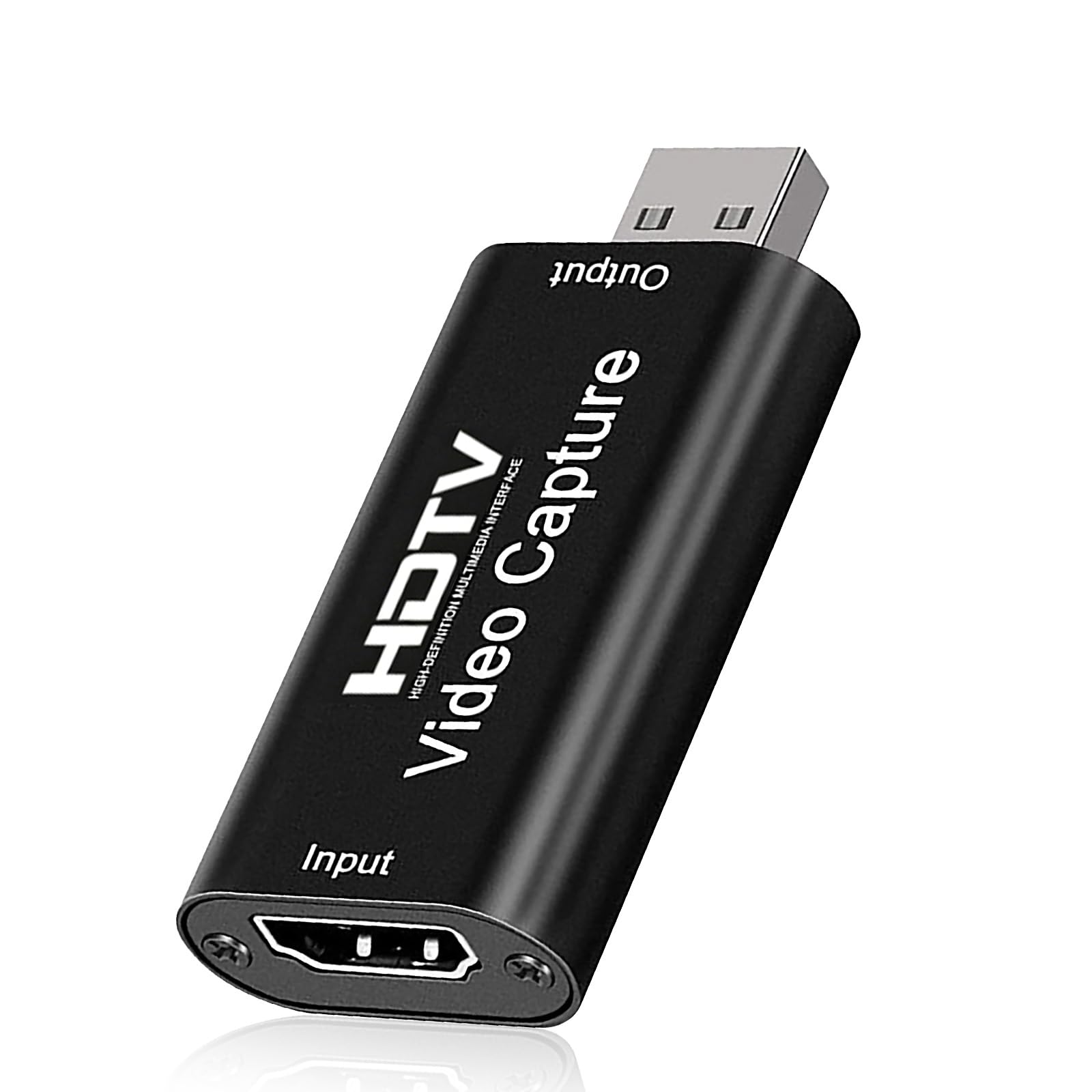 Scheda Acquisizione Video, 4K 1080P Capture Card, USB 2.0 Video Capture, Adattatore HDMI USB, Plug & Play, Adatto per Giochi Streaming Videoconferenza Enseñanza
