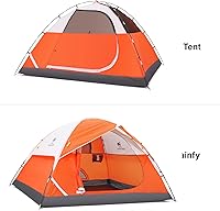 Vista 5 de CAMEL CROWN 46 Person Tent Waterproof Lightweight Portable Backpacking Tent for Outdoor Camping Hiking