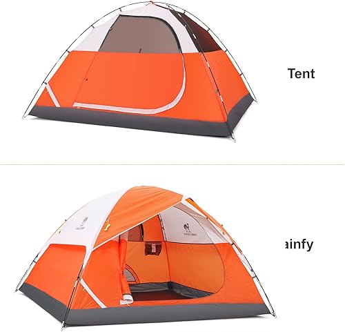 Miniatura 5 de CAMEL CROWN 46 Person Tent Waterproof Lightweight Portable Backpacking Tent for Outdoor Camping Hiking