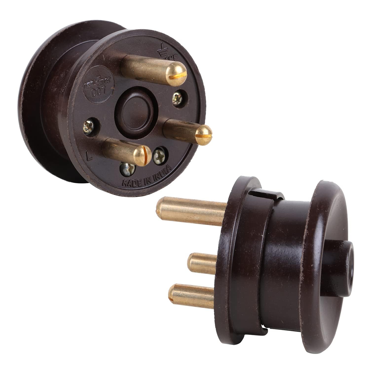 VRCT 3 Pin Top Electric Plug, Heat Resistive, For Homes, Offices And Other Workplaces (16A, Pack Of 2 Pcs ) (B0CR1P9332) Amazon Price History, Amazon Price Tracker