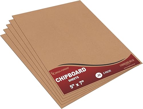 Mega Format Hojas de cartón, hojas de aglomerado, tablero de virutas, cartón .022 de grosor, papel de cartón, insertos de cartón para sobres, cartón