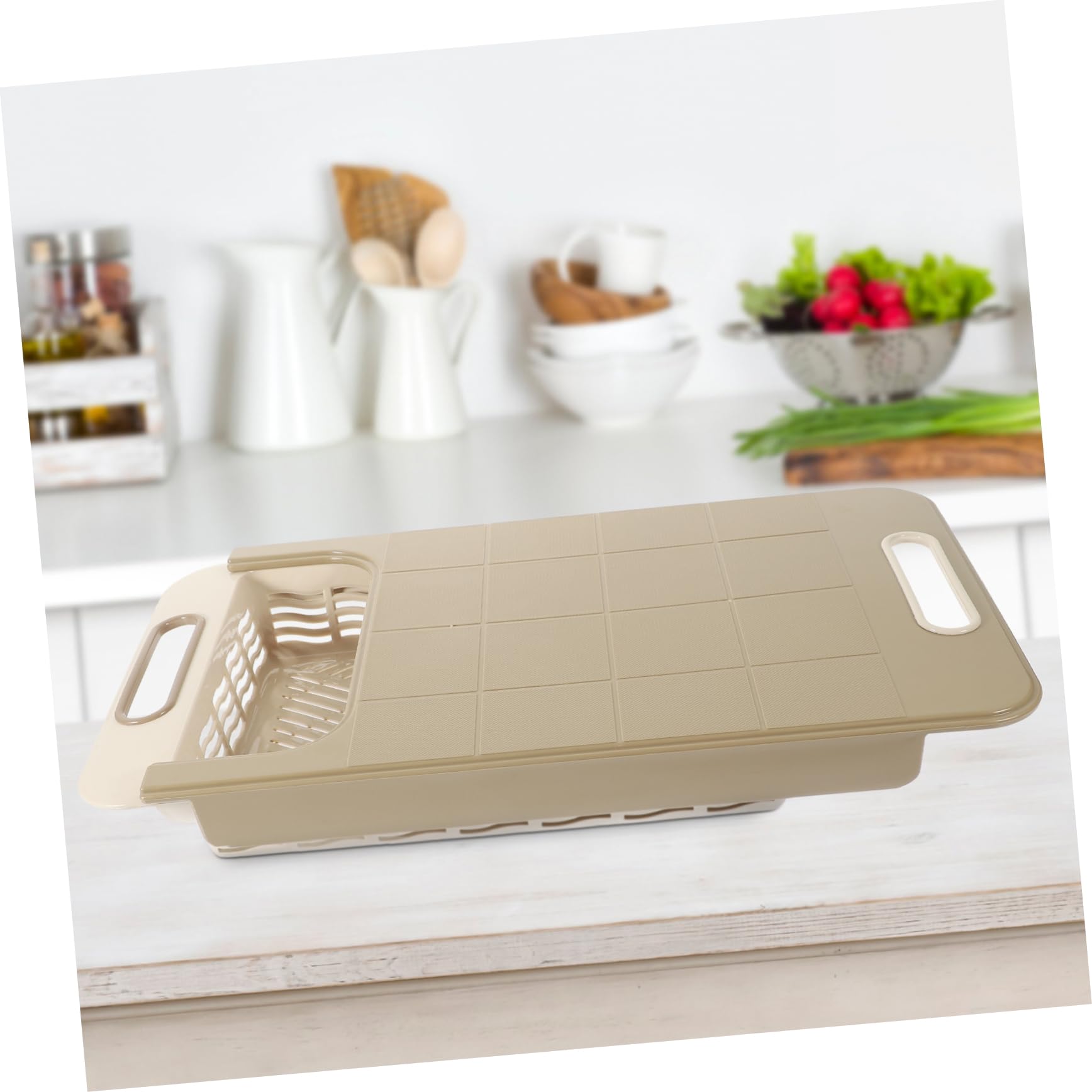 Tabla de Cortar Multifunción Retráctil de Plástico PP para Cocina