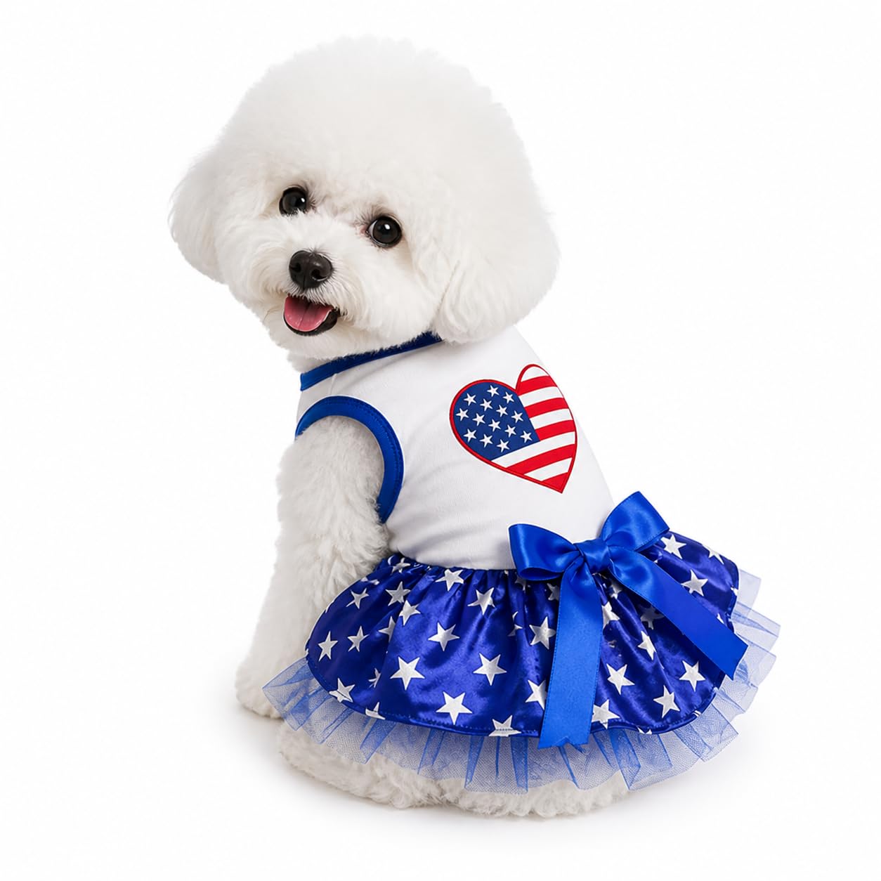 Petitebella Independence Day Dog Dress