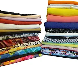 Retalhos De Tecido Para Artesanato Acima De 80cm 1kg - Para Costura, Artesanato, Roupas de Bonecas, Lenços, Apliques, Chaveiros