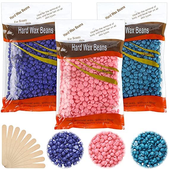 PUNZONE Hard Wax Beans for Hair Removal 100 gm Body Facial Hair Removal