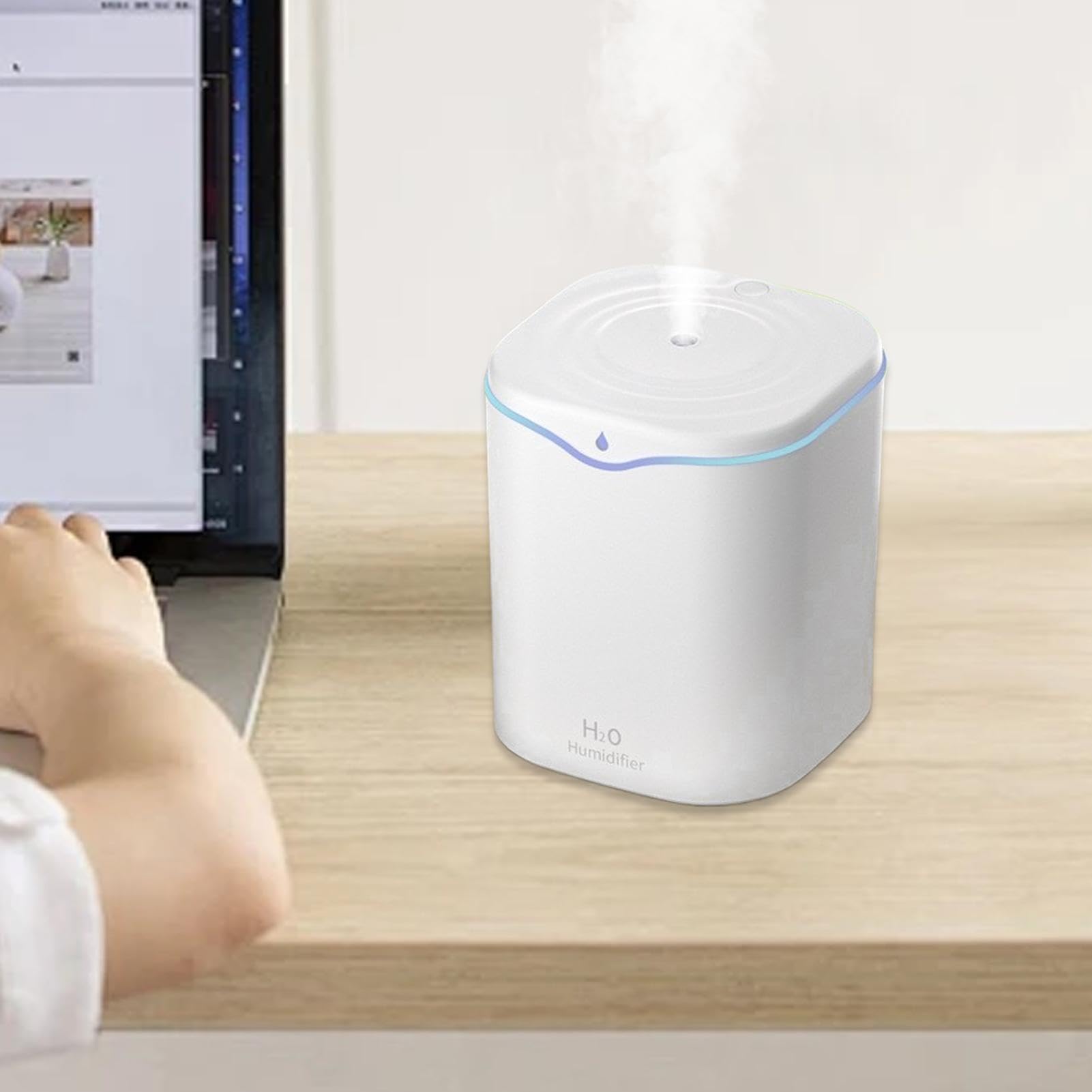 Umidificatori per camera da letto Cool Mist Travel Air Humidifier | 2L bambini vivai piante camera da letto