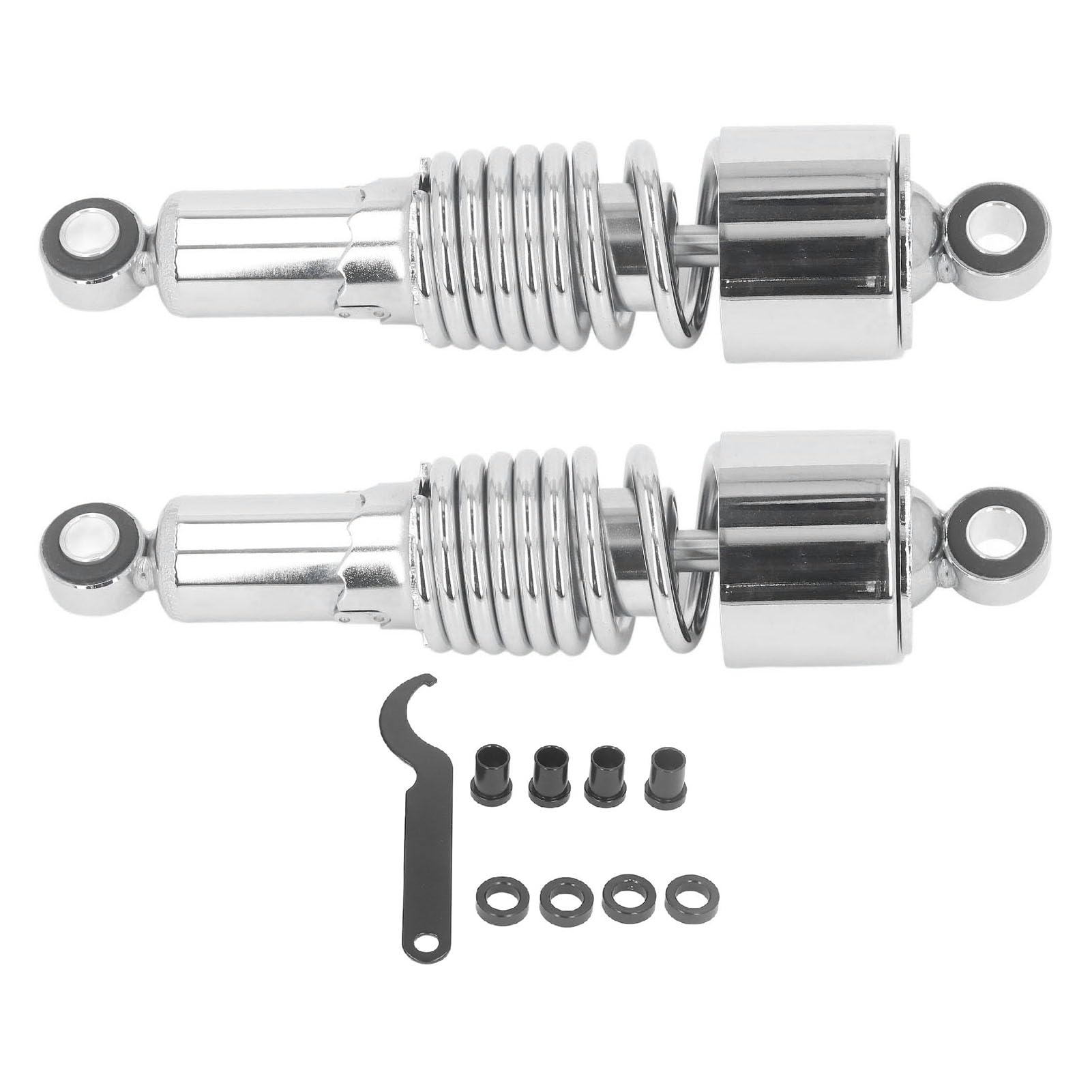 Qqmora Tylny, Progresywny Amortyzator 260 Mm do Touring Classic FLHTC 1983, Zwiększony Komfort Jazdy, Stop Stali, 2 Jednostki