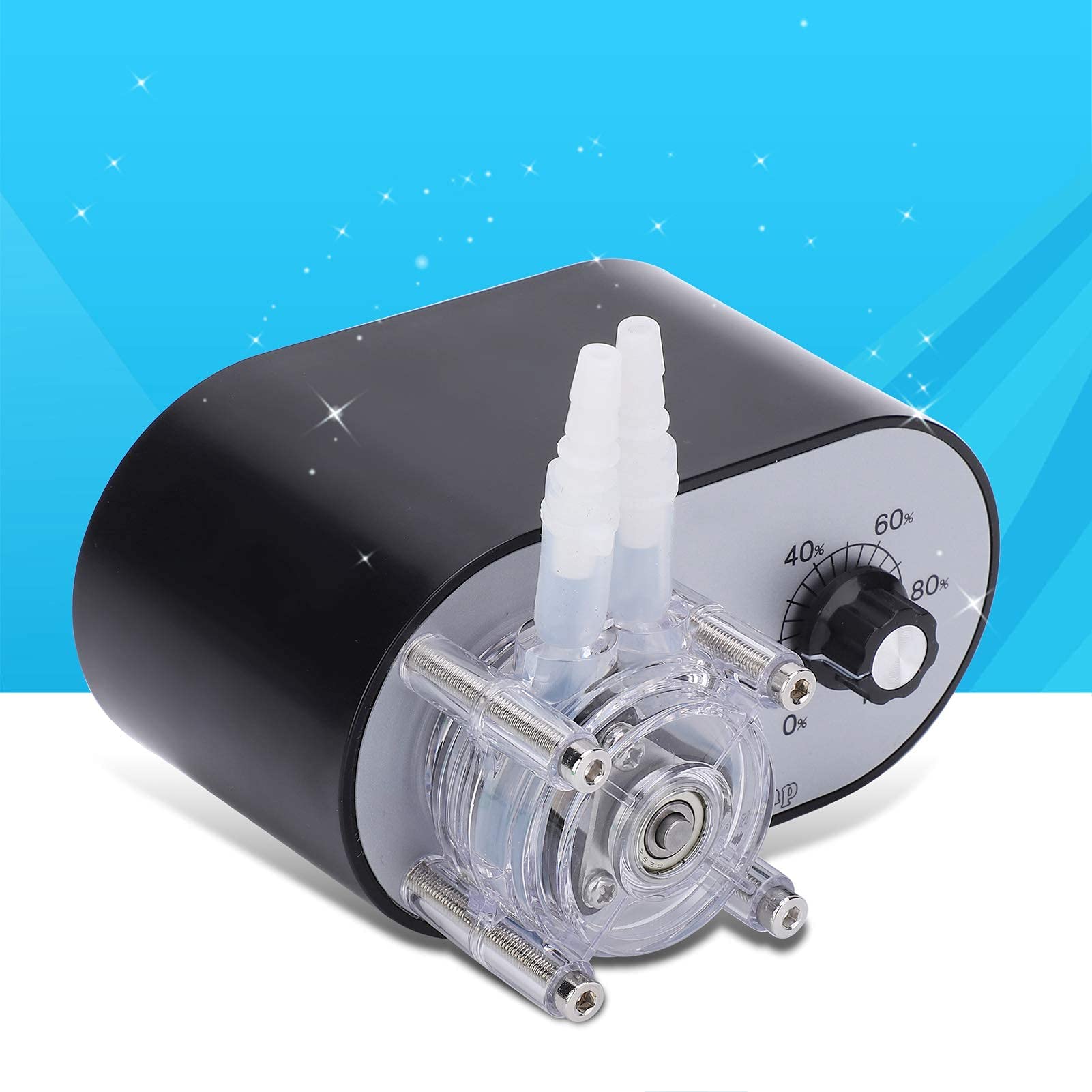 Pompe Péristaltique Pompe à Liquide Péristaltique Bricolage à Débit Élevé Tête Unique EU Plug 114-500 Ml/Min AC 100-240V