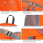 FENGDONG 35L Lightweight Foldable Waterproof Packable Travel Small Hiking Backpack Daypack for men women - Image 4