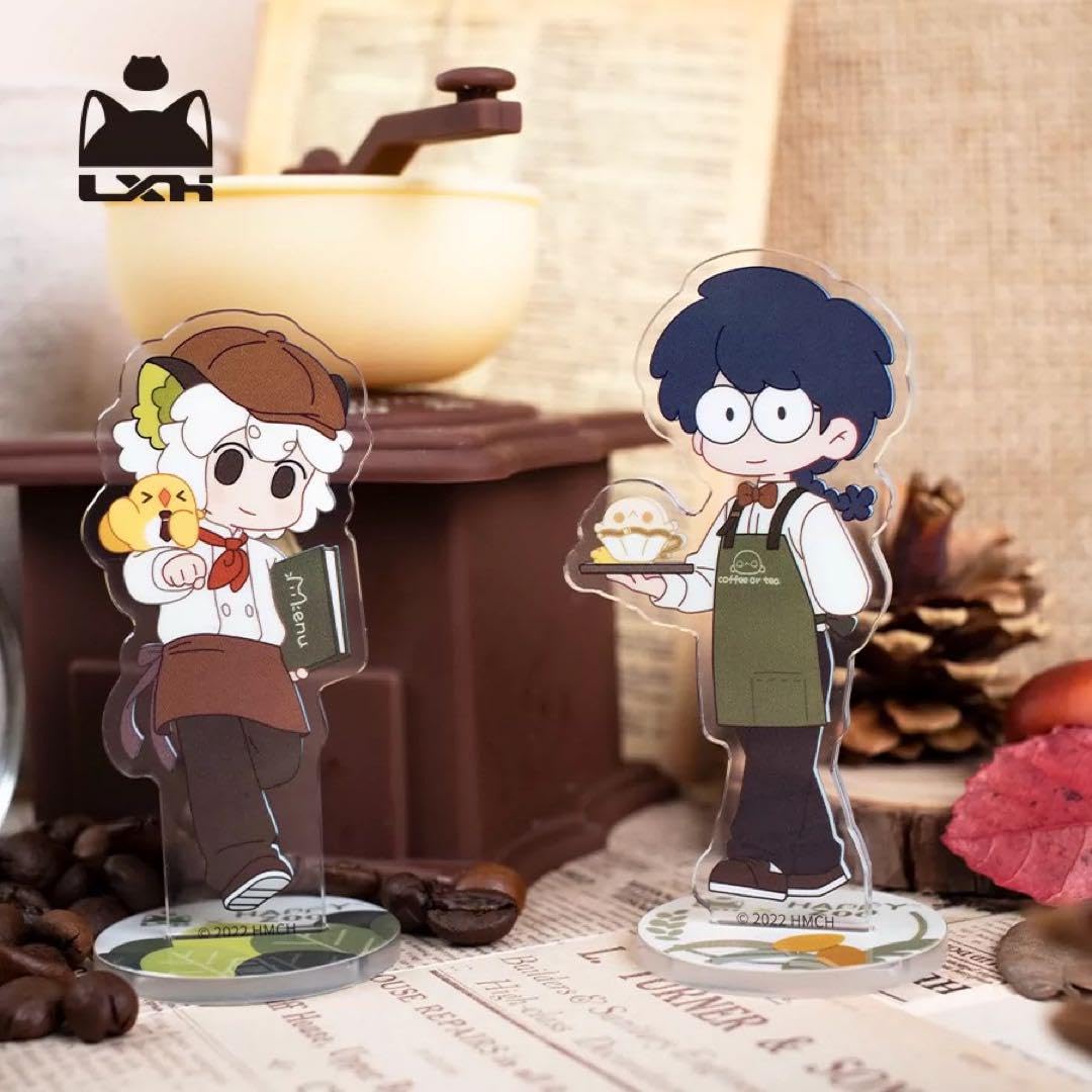 Amazon.co.jp: 羅小黒戦記 カフェ アクリルスタンド 小黒 無限 小白 阿