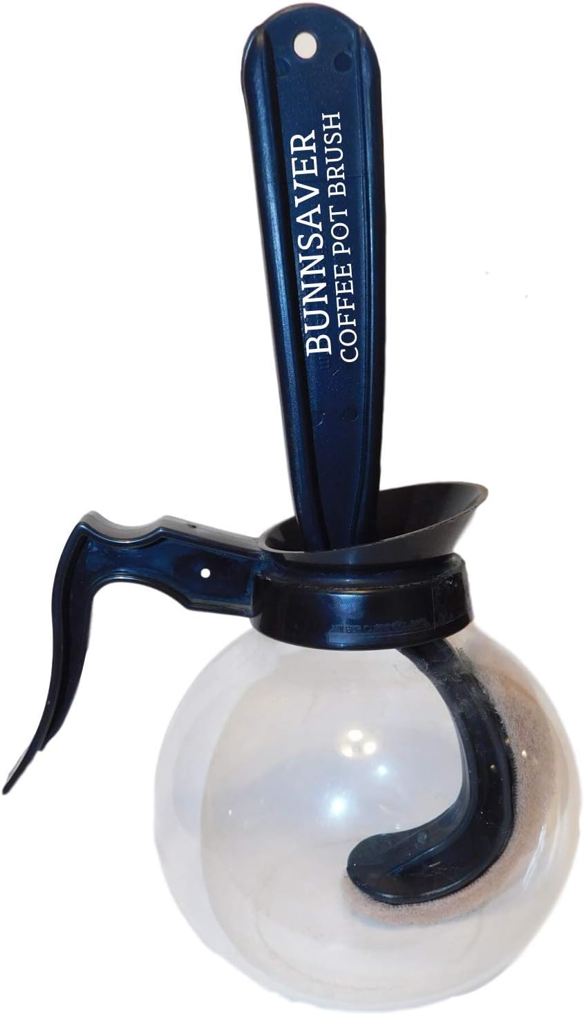 Coffee Pot Cleaning Brush, Bunnsaver Curved Stain Remover Scrub Brush