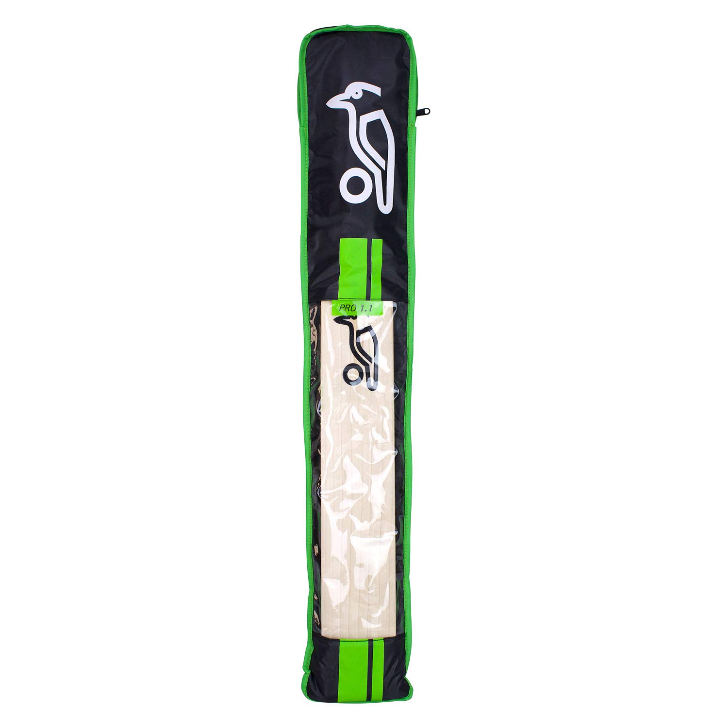 KOOKABURRA Housse pour Batte de Cricket Pro 1.1 - Unisexe - Noir/Vert Citron - Taille Unique