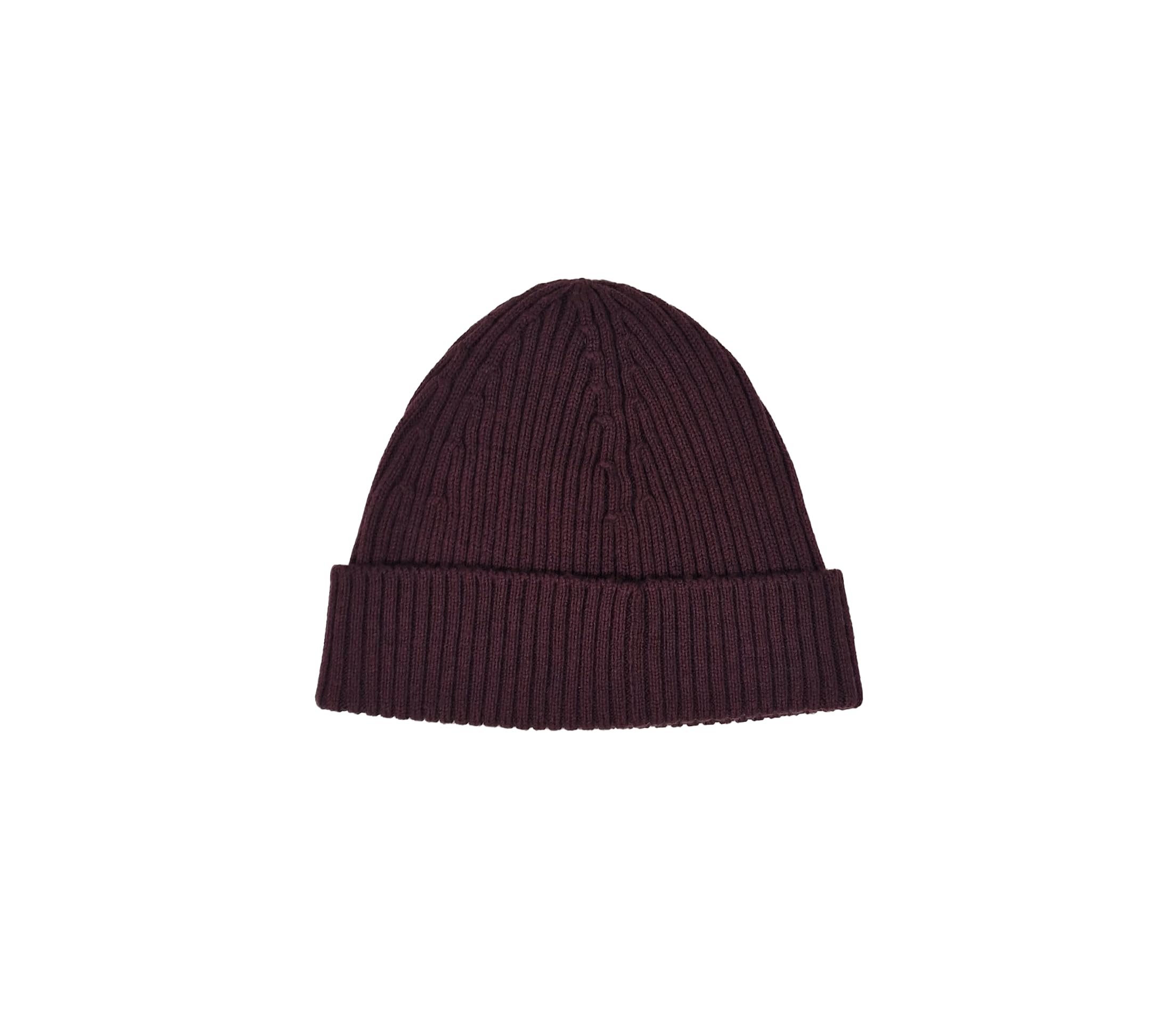 Lacoste RB0001 - Gorro de lana en burdeos, talla única