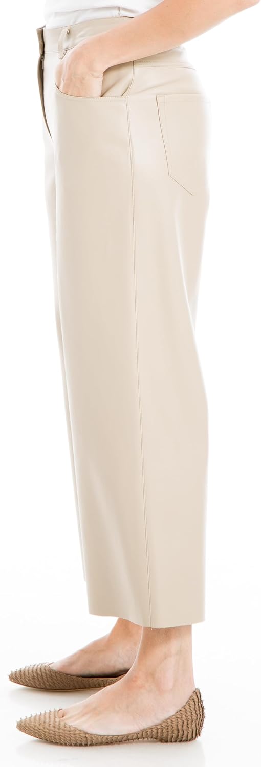 Max Studio Womens Fuax Leatherette Pant - Image 4