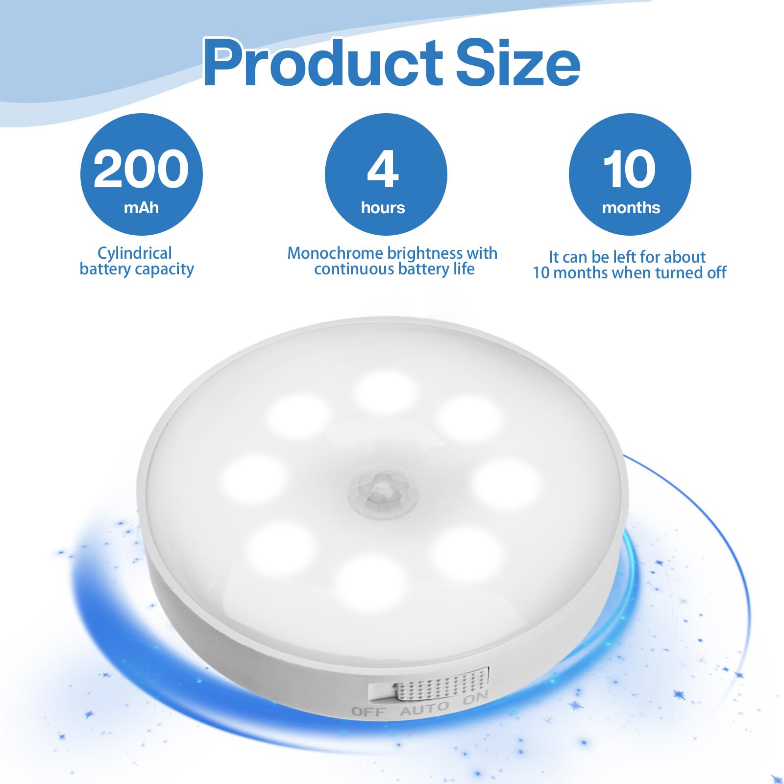 6 Pack Motion Sensor Lights Indoor - Image 2